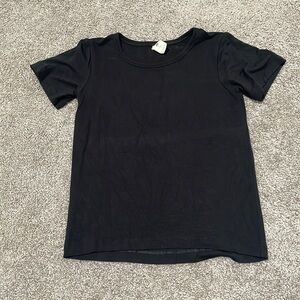 Kate Quinn Black Boxy Tee